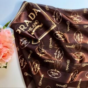 prada scarf silk